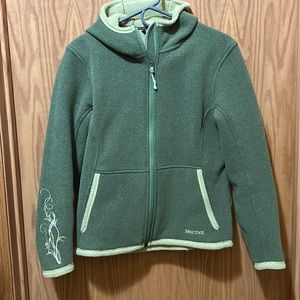 Marmot hooded fleece jacket